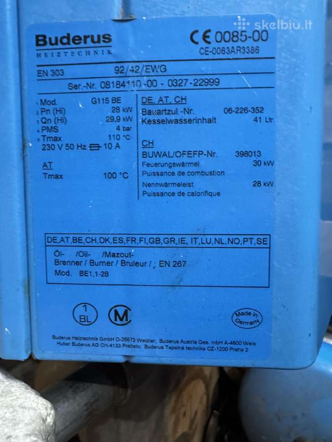 Buderus g115 28 kw - nuotraukos Nr. 3