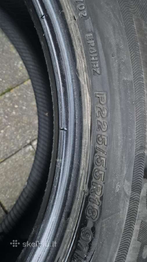 Keturios vasarinės 225/55 R18 Bridgestone - nuotraukos Nr. 7