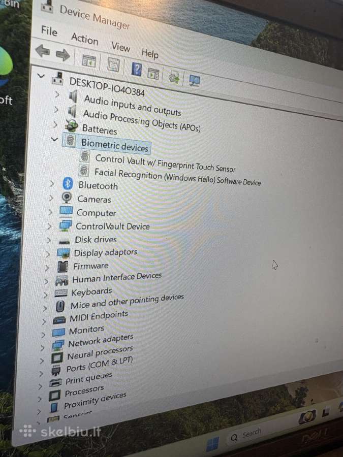 „Dell Latitude 5450“.„ultra 7 165h“; 256 GB SSD, - nuotraukos Nr. 9