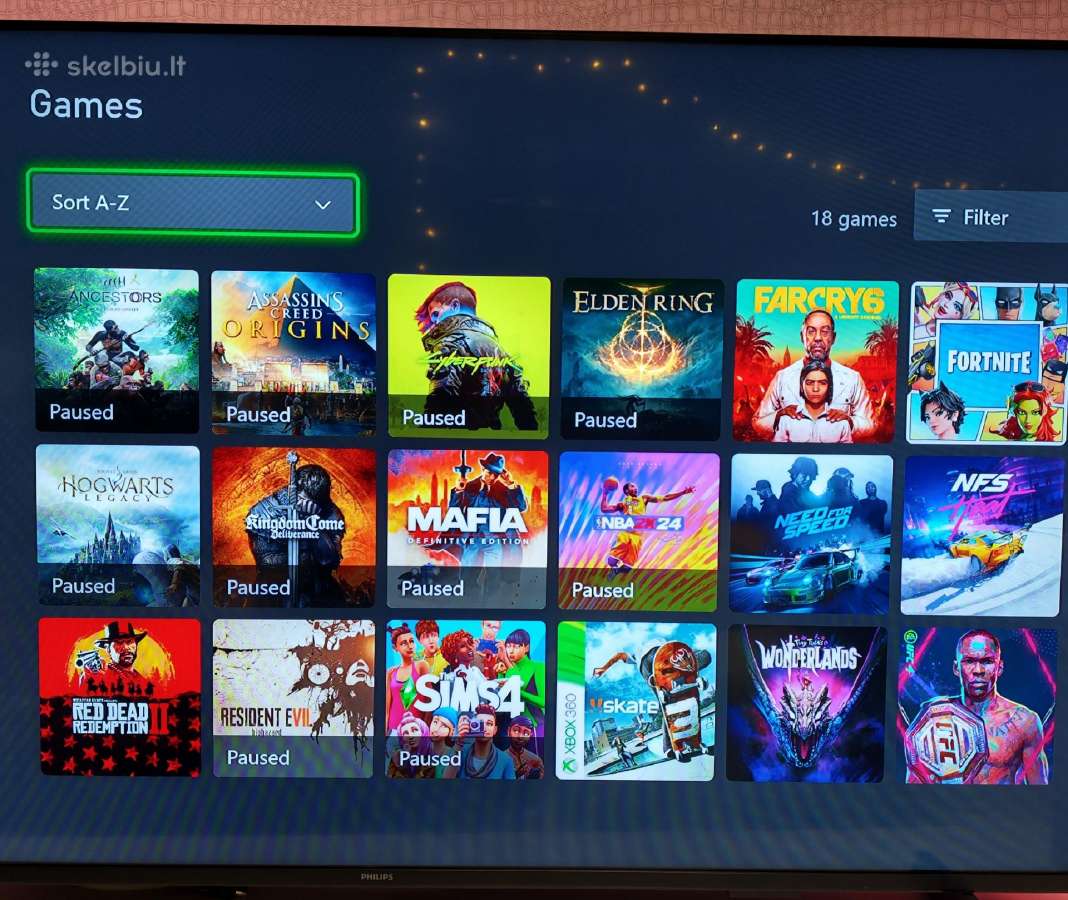 Xbox One S 1tb + nemažai žaidimų - nuotraukos Nr. 2