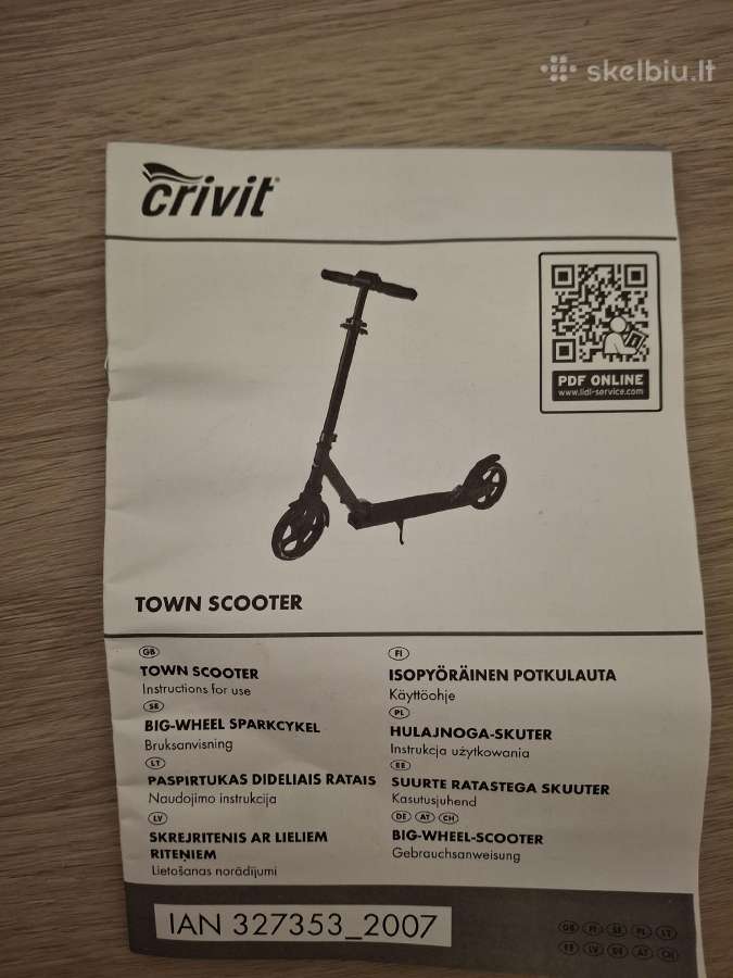 Crivit paspirtukai 2 vnt. - nuotraukos Nr. 4