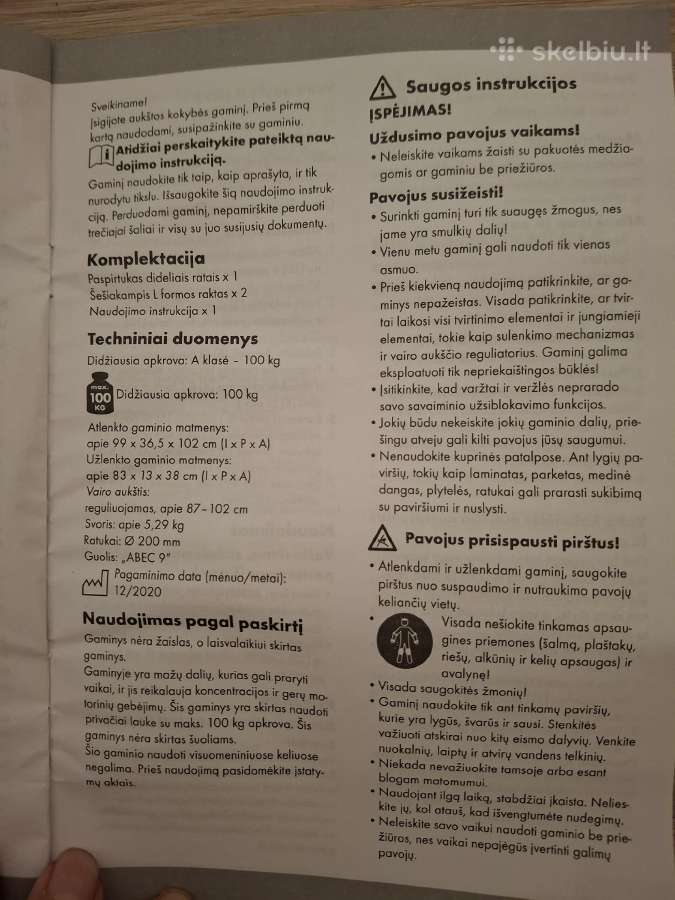 Crivit paspirtukai 2 vnt. - nuotraukos Nr. 5