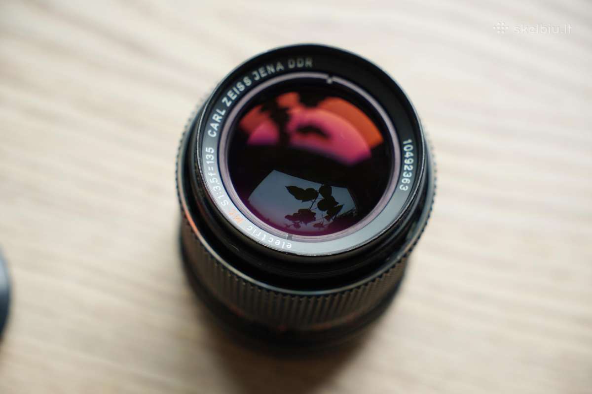 Carl Zeiss Jena Ddr 135mm F/3.5 Mc Electric M42 - nuotraukos Nr. 2