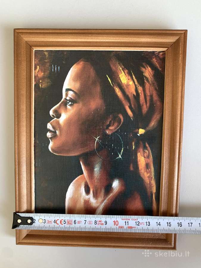 Paveikslas Afrikietė moteris - nuotraukos Nr. 7