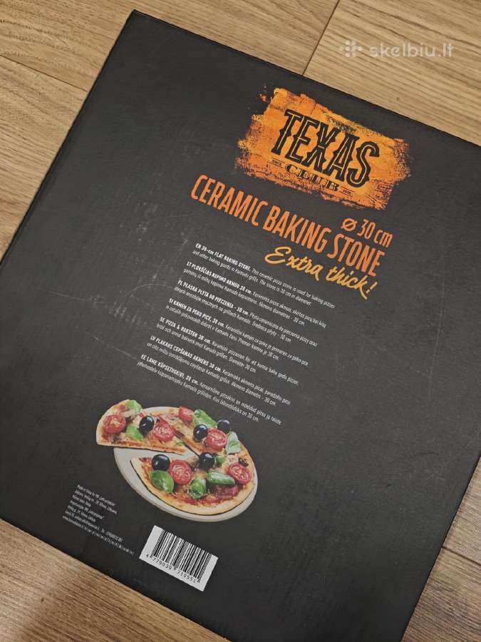Texas Club Kamado Ceramic pizza baking stone - nuotraukos Nr. 2