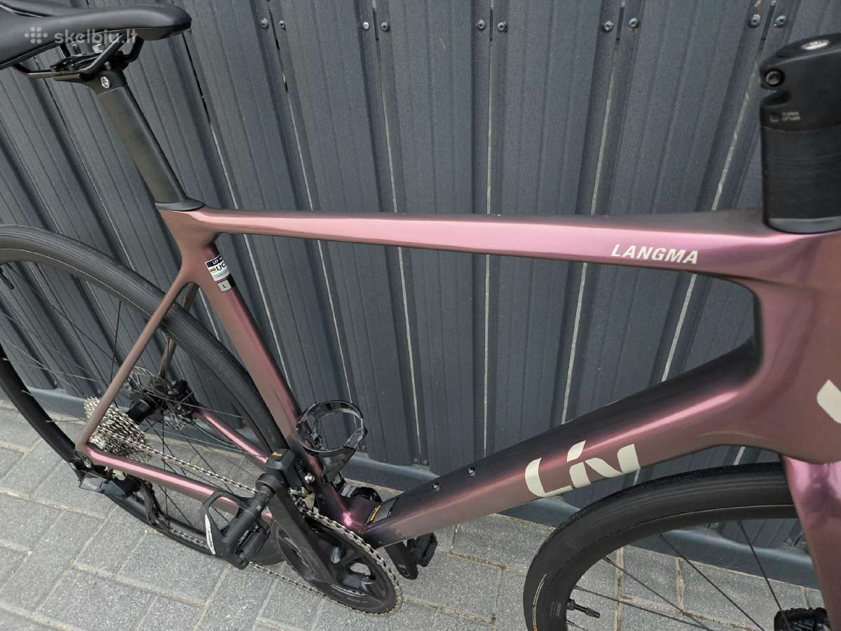 Giant carbon road bike 2x12 Di2 L size 25m. - nuotraukos Nr. 4