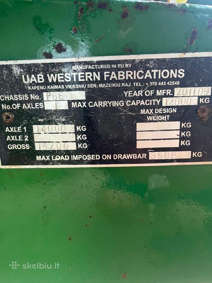 Western Fabrications 12ds - nuotraukos Nr. 10