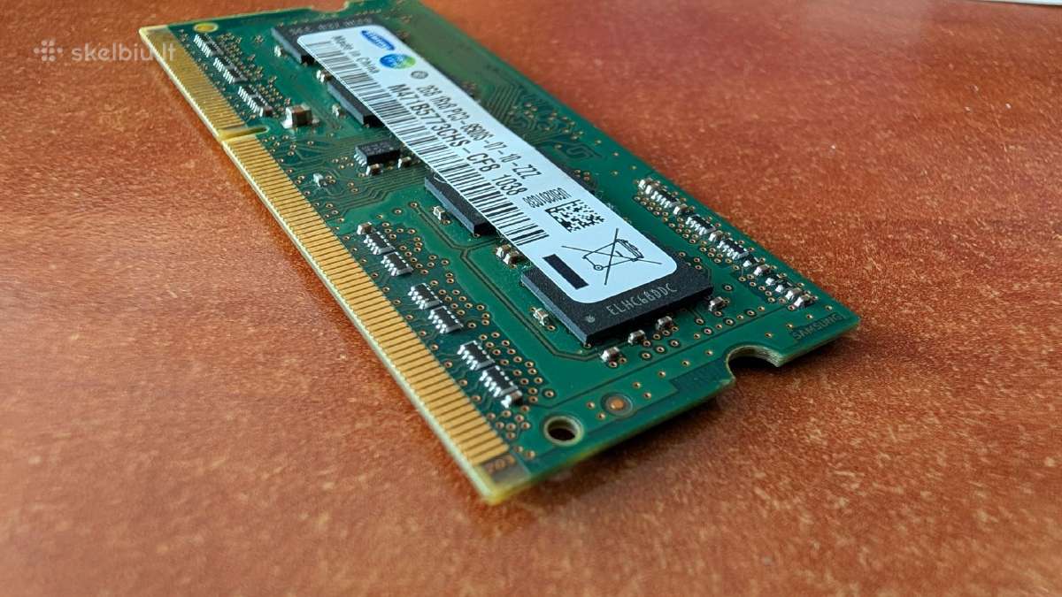 Samsung 2gb Ddr3 Sodimm - nuotraukos Nr. 3