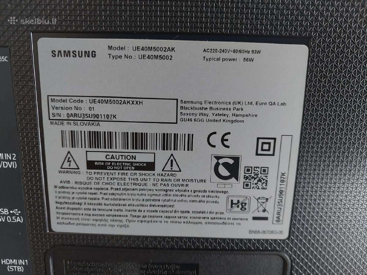 Samsung televizorius - nuotraukos Nr. 4