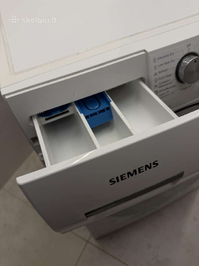 Skalbimo mašina-džiovyklė Siemens Wd15h540dn - nuotraukos Nr. 7