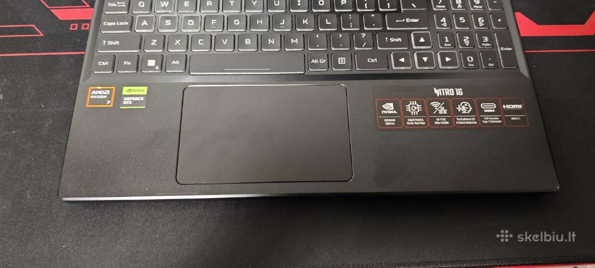 Laptopas korpusas ir t.t Acer nitro 16 an16-42 - nuotraukos Nr. 3
