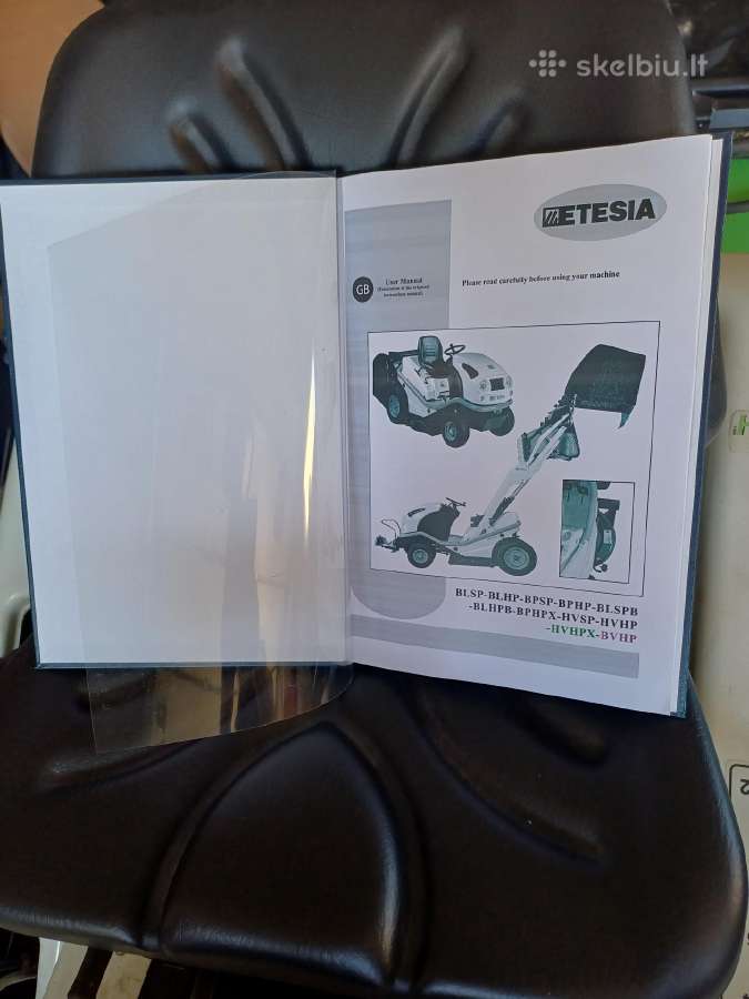 Etesia Hydro 100 Diesel vejos traktorius - nuotraukos Nr. 4