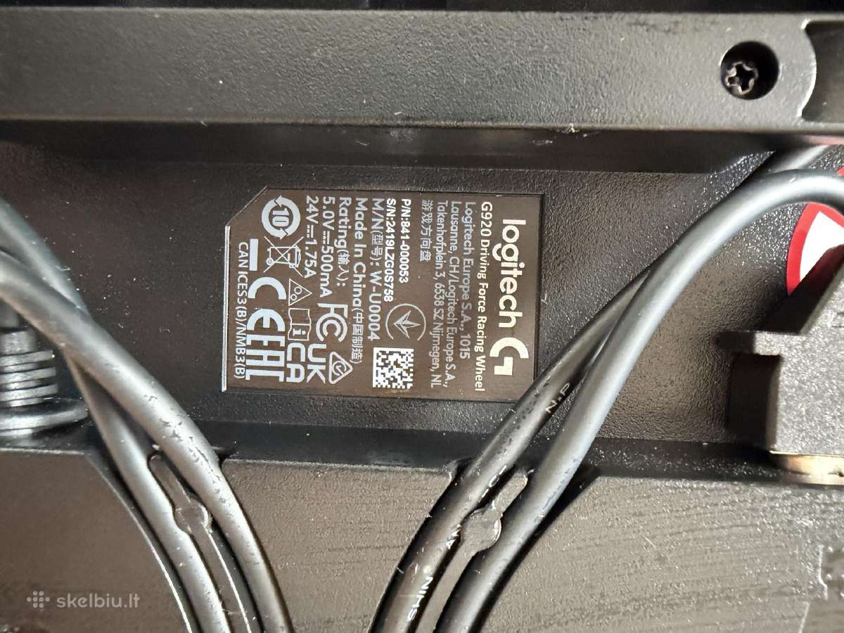 Parduodamas Logitech G920 su shifteriu - nuotraukos Nr. 7