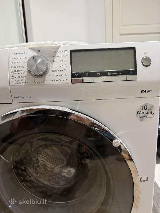 Siemens 2in1 skalbyklė+džiovyklė - nuotraukos Nr. 2