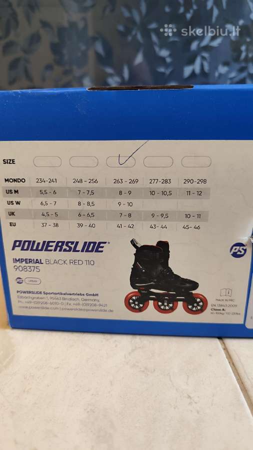 Riedučiai Powerslide Imperial 110. 40-41 dydis - nuotraukos Nr. 8