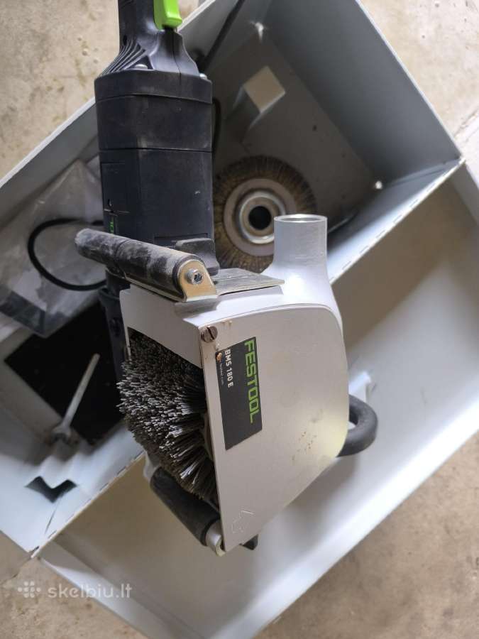 Festool Bms 180 E medienos šukavimas, sendinimas. - nuotraukos Nr. 5