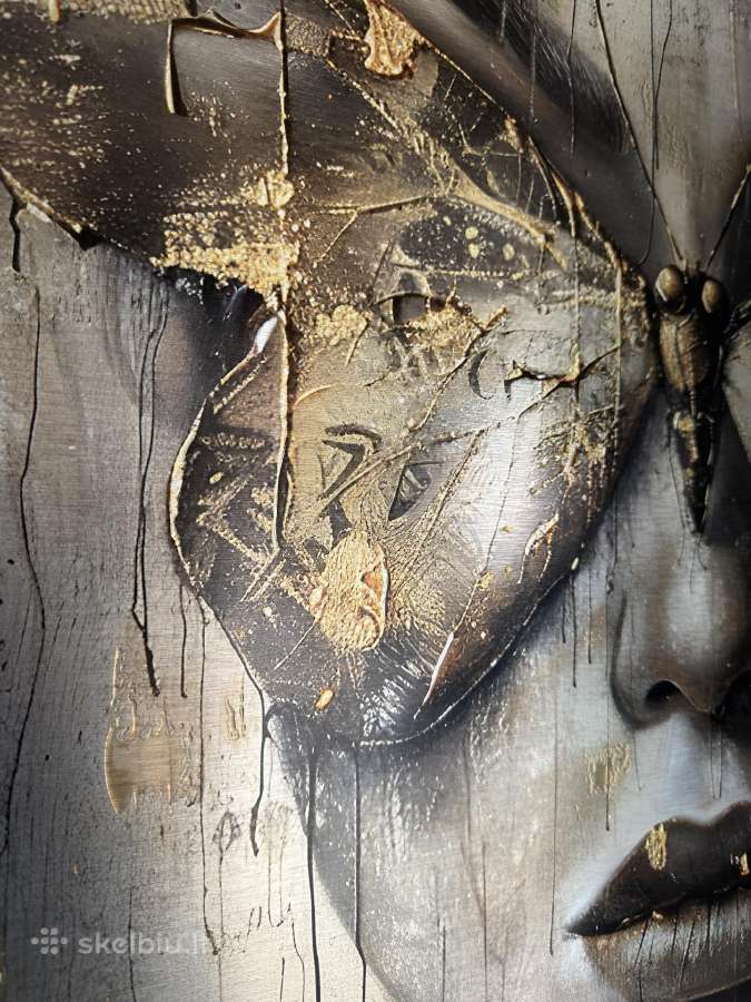 Metalo paveikslas 70x70 cm - Aliuminis su laku - nuotraukos Nr. 7