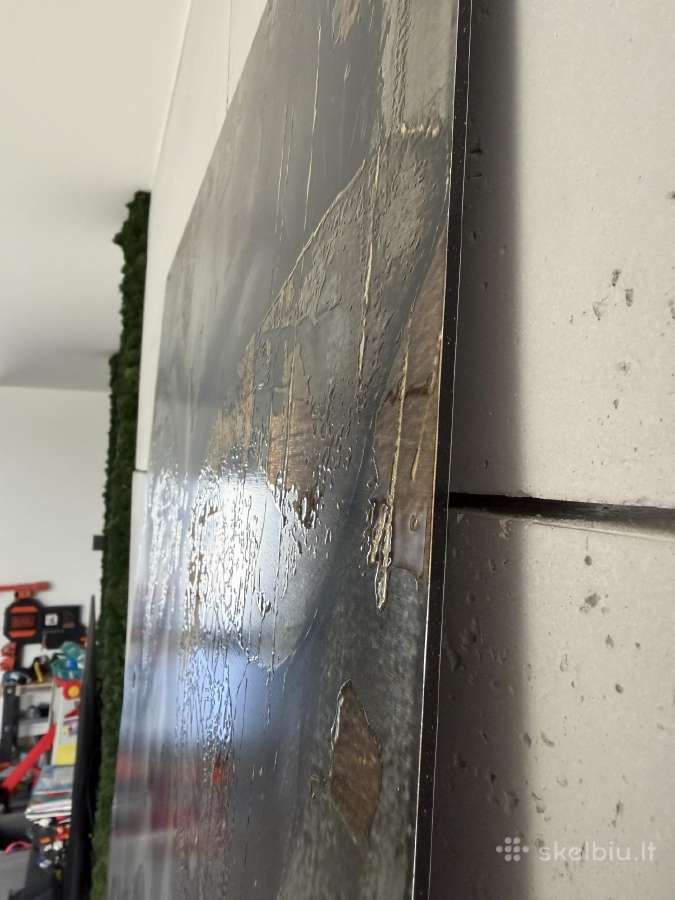 Metalo paveikslas 70x70 cm - Aliuminis su laku - nuotraukos Nr. 9