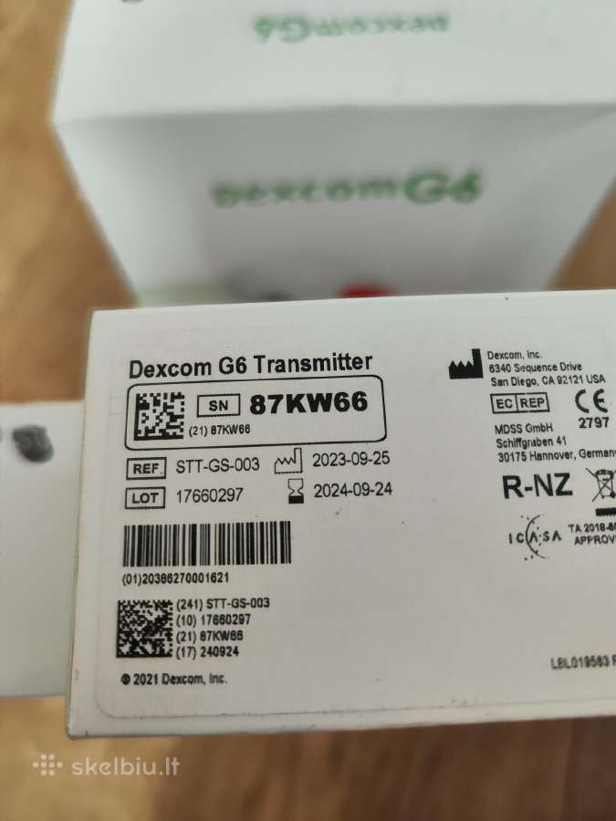 Dexcom G6 (Dexcom one) - nuotraukos Nr. 2