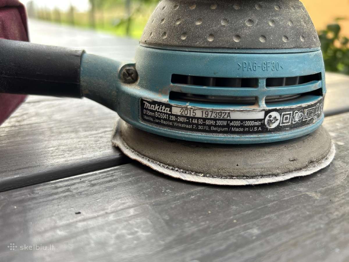 Makita ekscentrinis šlifuoklis Bo5041 - nuotraukos Nr. 2