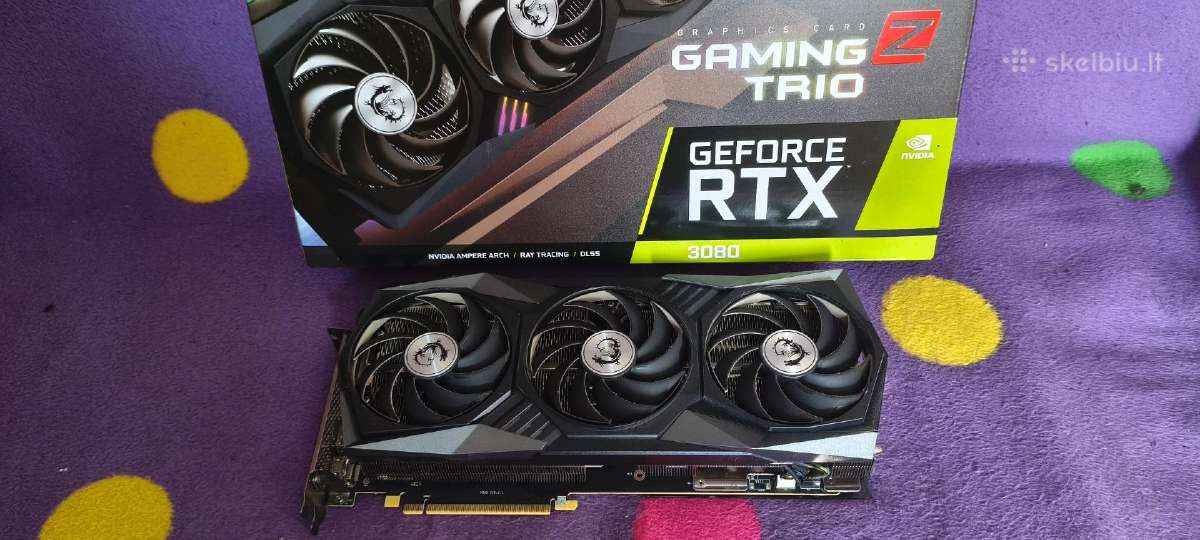 Parduodu Rtx 3080 Gaming Trio Z - nuotraukos Nr. 2