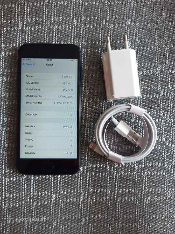 iPhone 8 64gb - nuotraukos Nr. 4