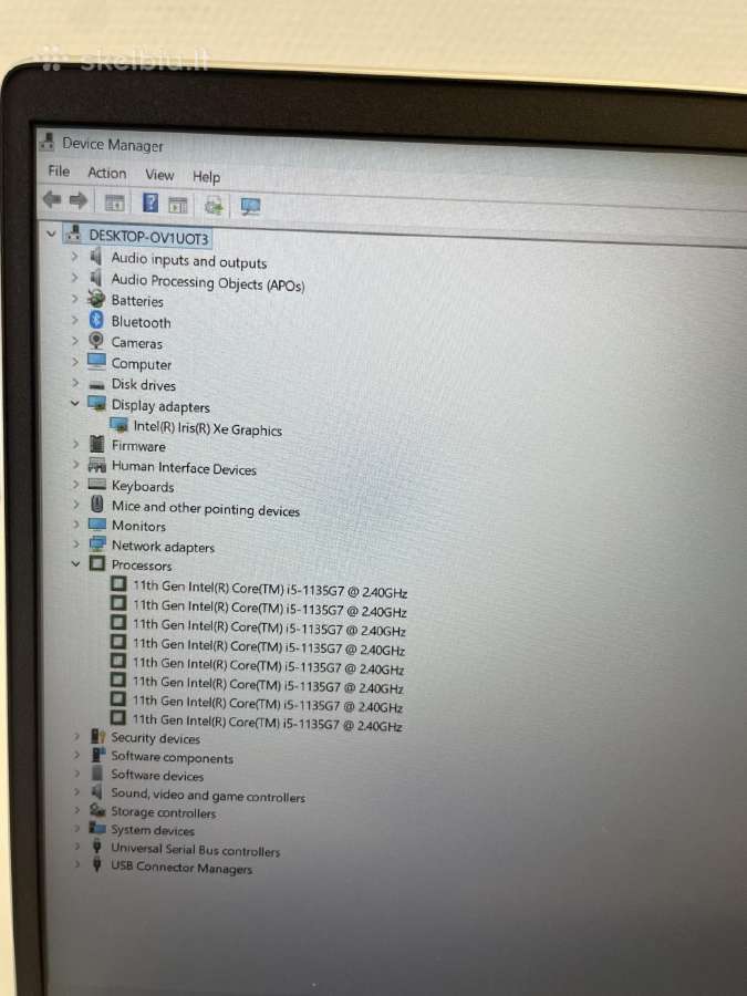 Hp Probook 450 G8 i5-1135g7 8 GB RAM 256 SSD - nuotraukos Nr. 9