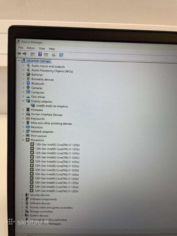Lenovo Thinkbook 15 G4 Iap i7-1255u 512ssd 16ram - nuotraukos Nr. 7