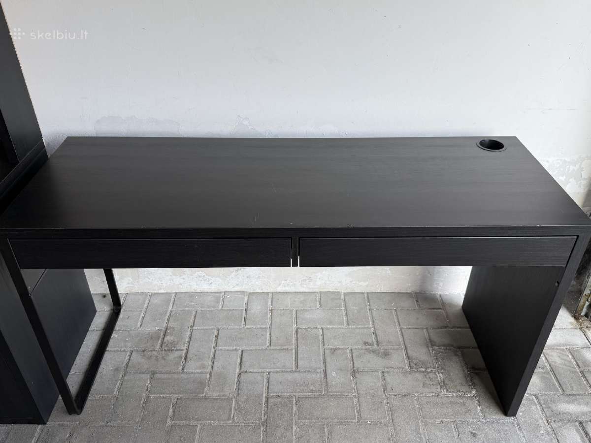 Ikea Juodas Rašomasis Stalas - nuotraukos Nr. 2