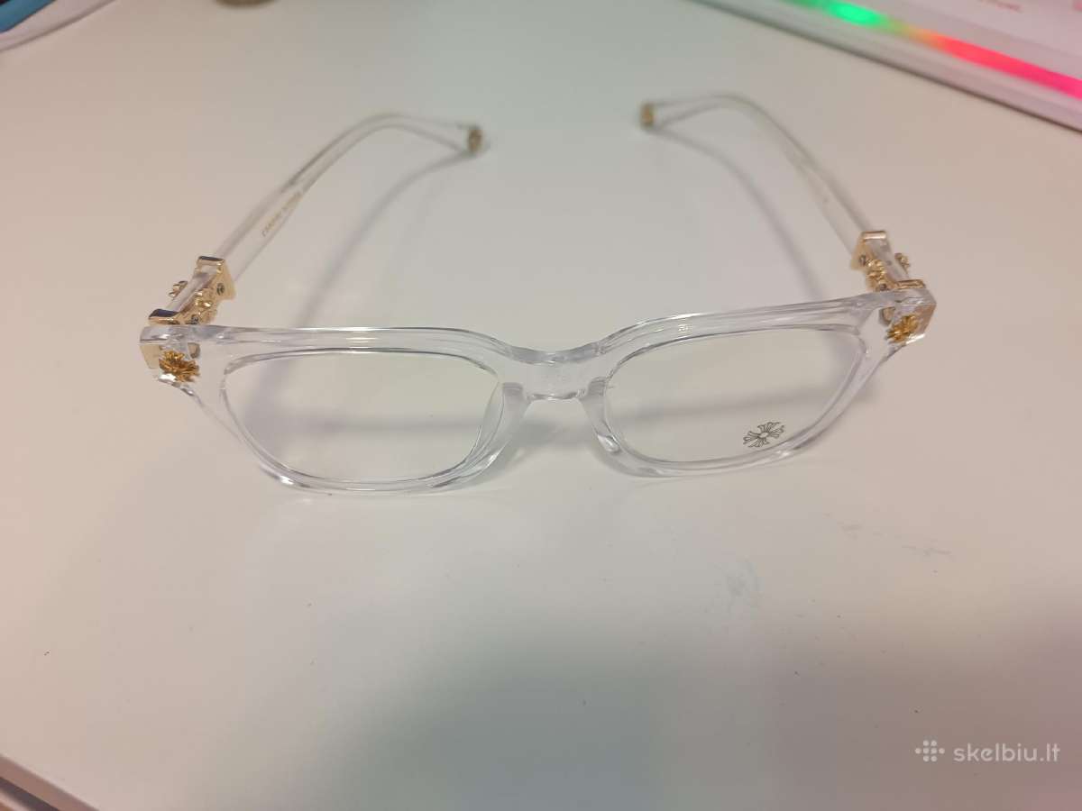 Chrome Hearts stiliaus akinių rėmeliai - nuotraukos Nr. 2