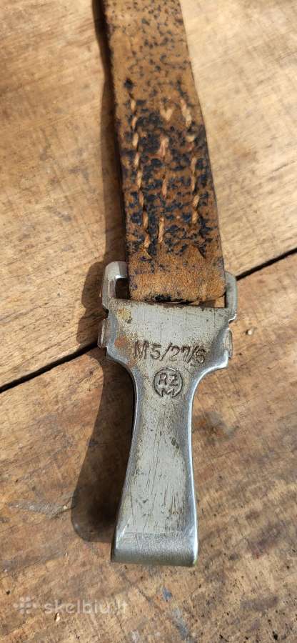 Dirželis iš vokiškos karinės įrangos ww2, orig! - nuotraukos Nr. 14