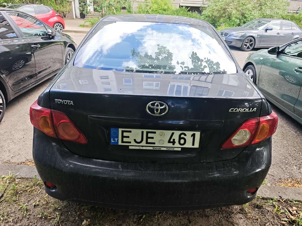 Toyota Corolla sedanas 2009 - nuotraukos Nr. 6