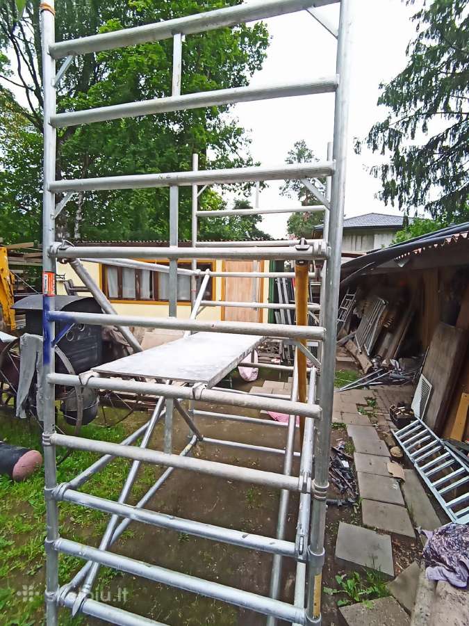 Aliuminis bokštelis su paaukštinimais,platus1100 - nuotraukos Nr. 8