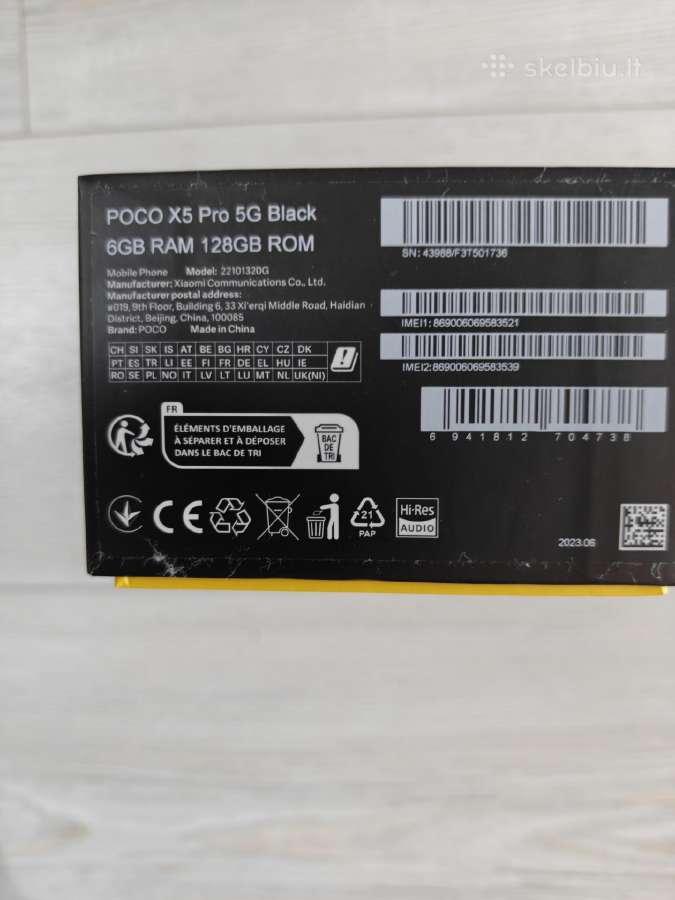 Xiaomi Poco X5 Pro 5G - nuotraukos Nr. 4