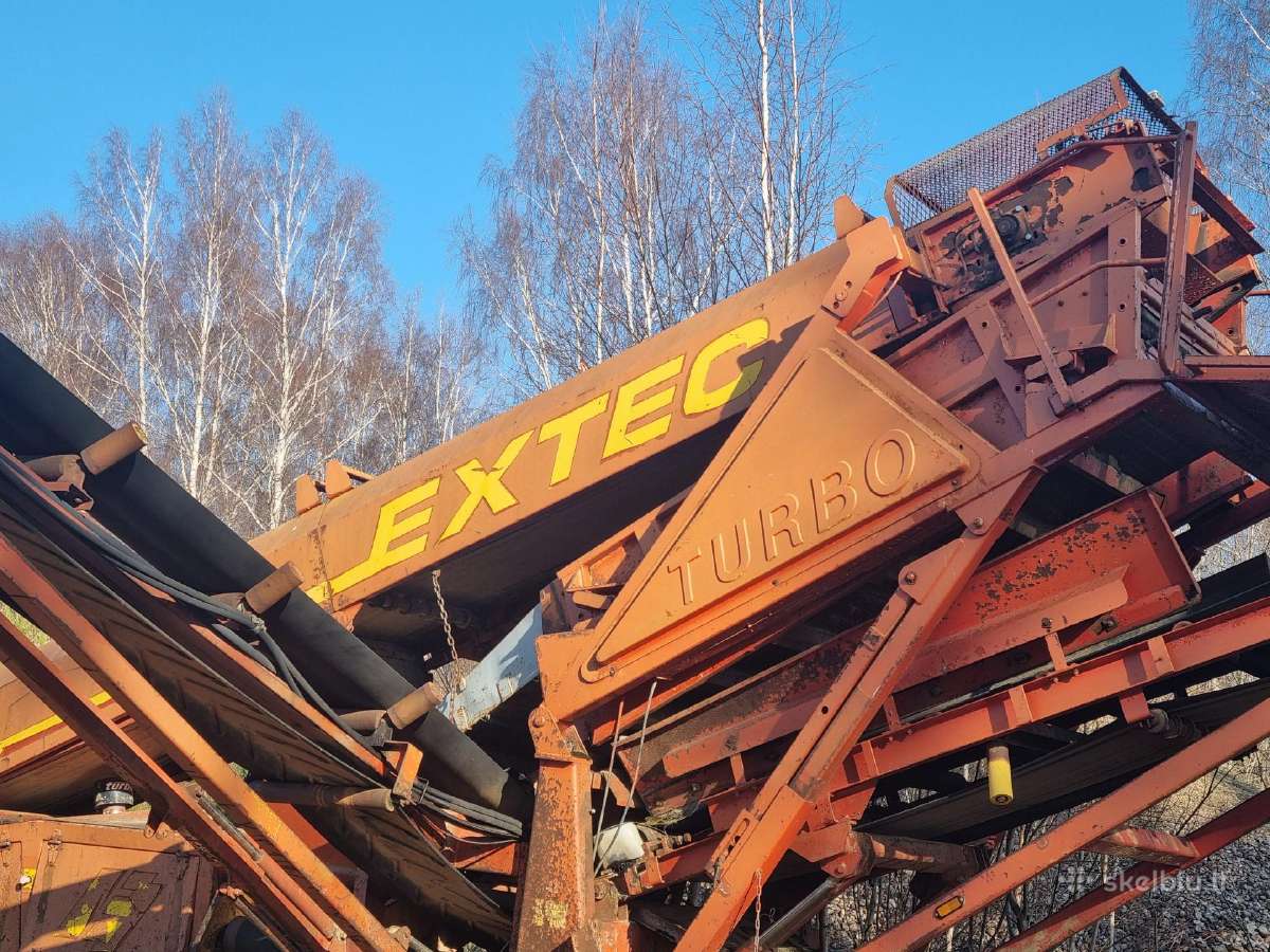 Extec Turbo mobilus žvyro / smėlio sijotuvas - nuotraukos Nr. 2