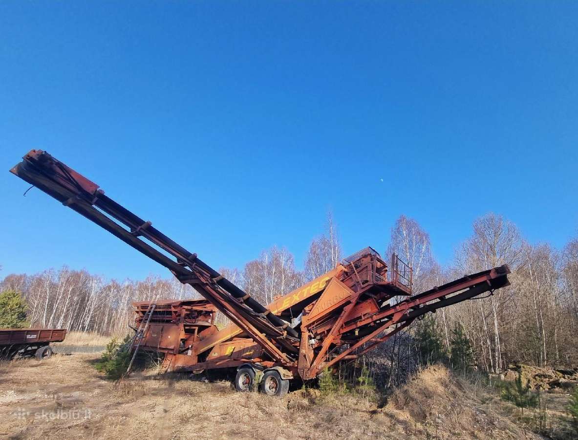 Extec Turbo mobilus žvyro / smėlio sijotuvas - nuotraukos Nr. 3