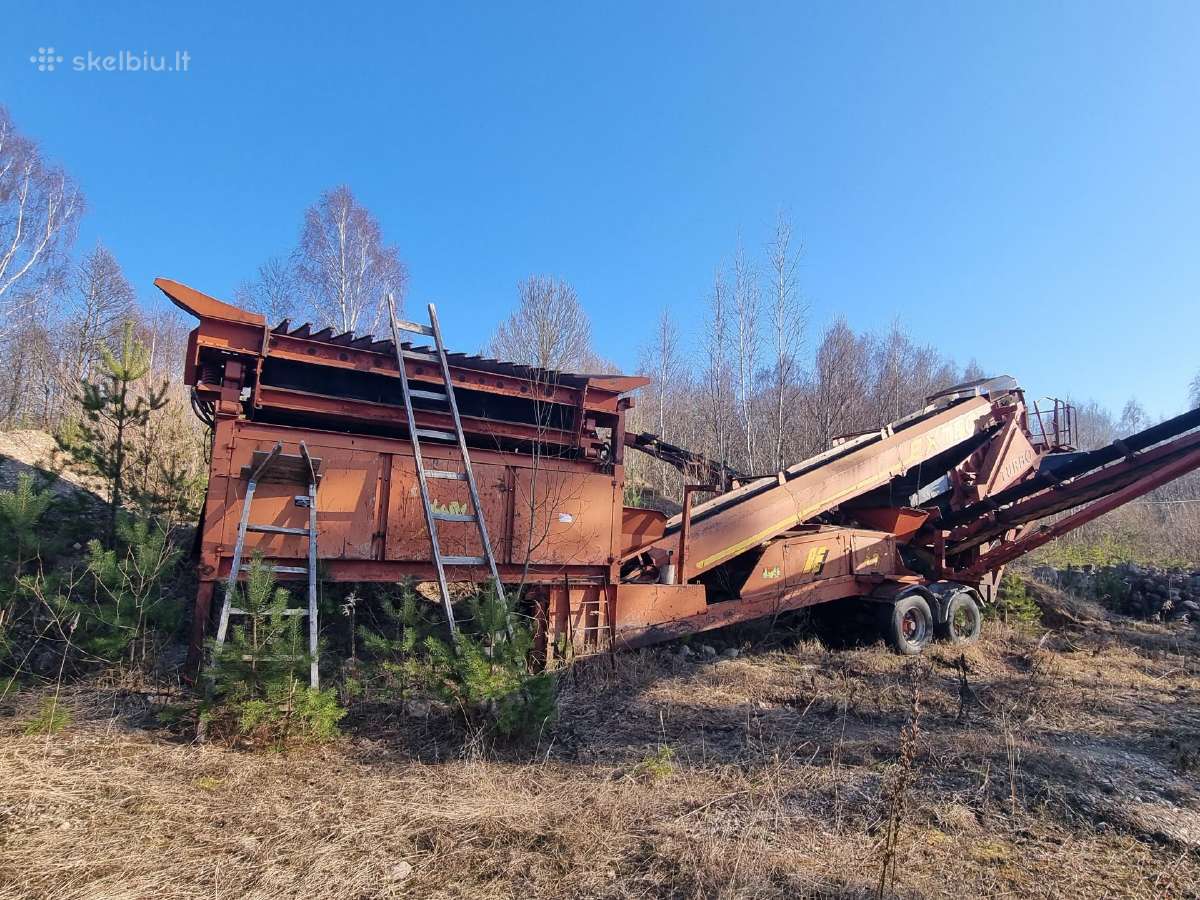 Extec Turbo mobilus žvyro / smėlio sijotuvas - nuotraukos Nr. 6