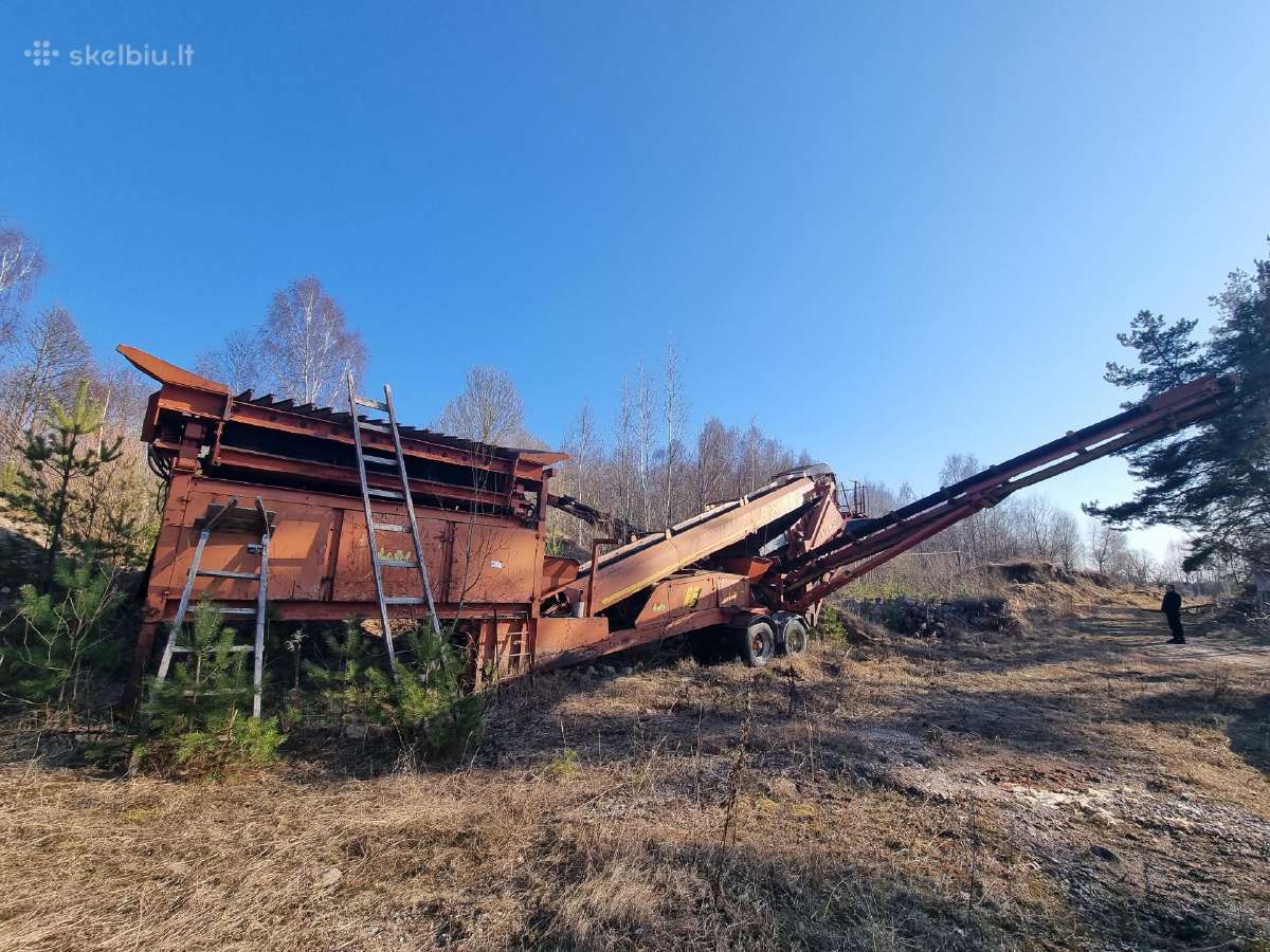 Extec Turbo mobilus žvyro / smėlio sijotuvas - nuotraukos Nr. 7
