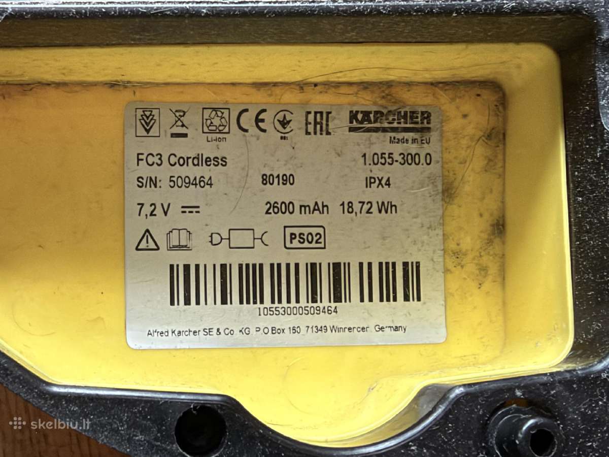 Karcher grindu plovimo prietaisas - nuotraukos Nr. 2