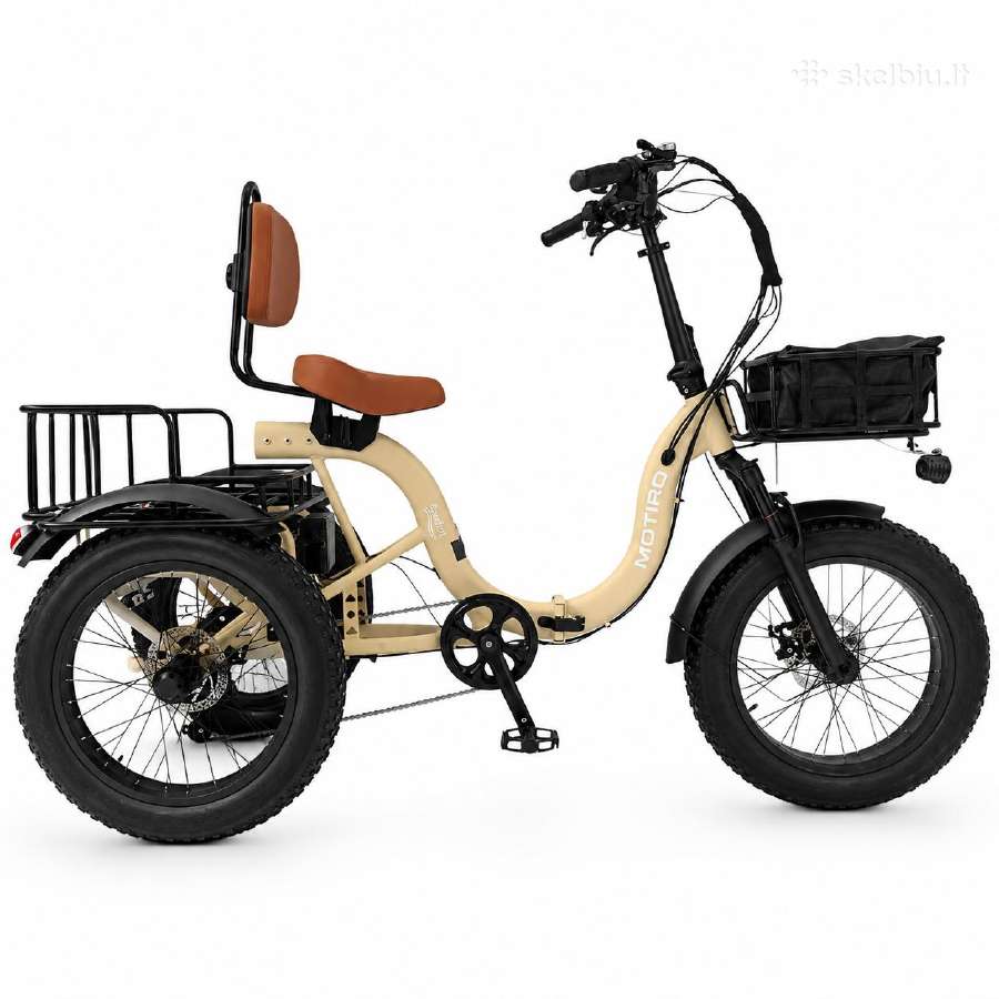 Triratis elektrinis dviratis Motiro "M6" fat tyre - nuotraukos Nr. 3