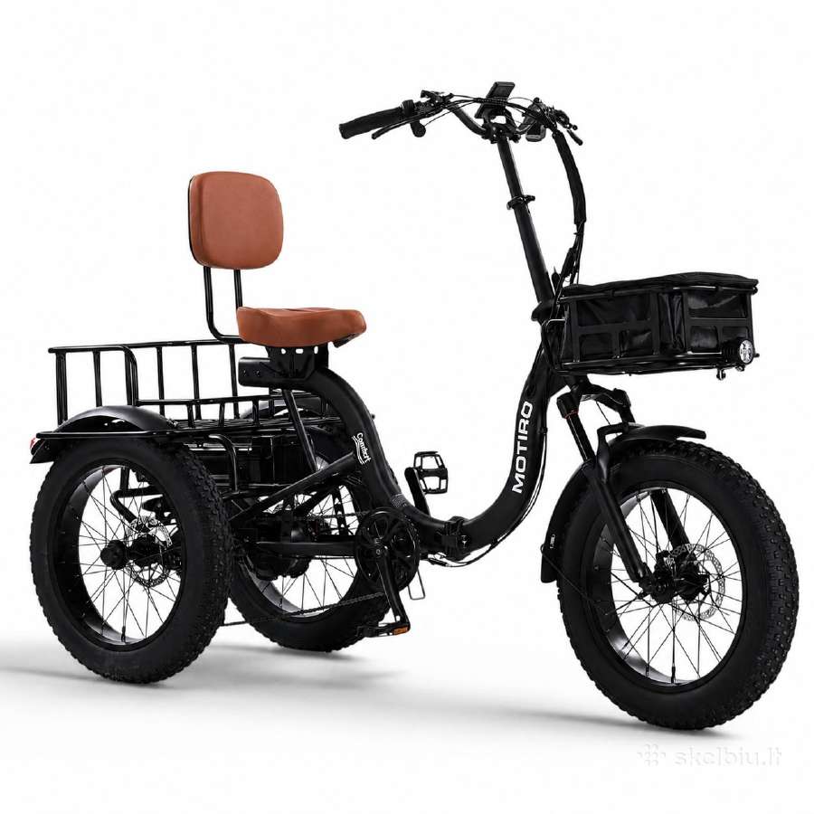 Triratis elektrinis dviratis Motiro "M6" fat tyre - nuotraukos Nr. 9