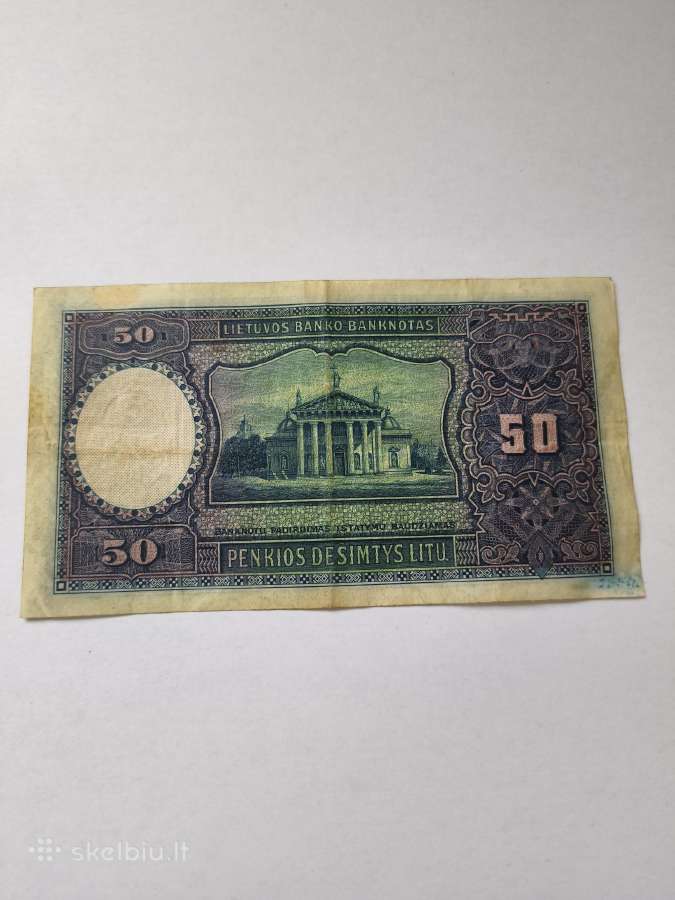 50litų 1928m - nuotraukos Nr. 2