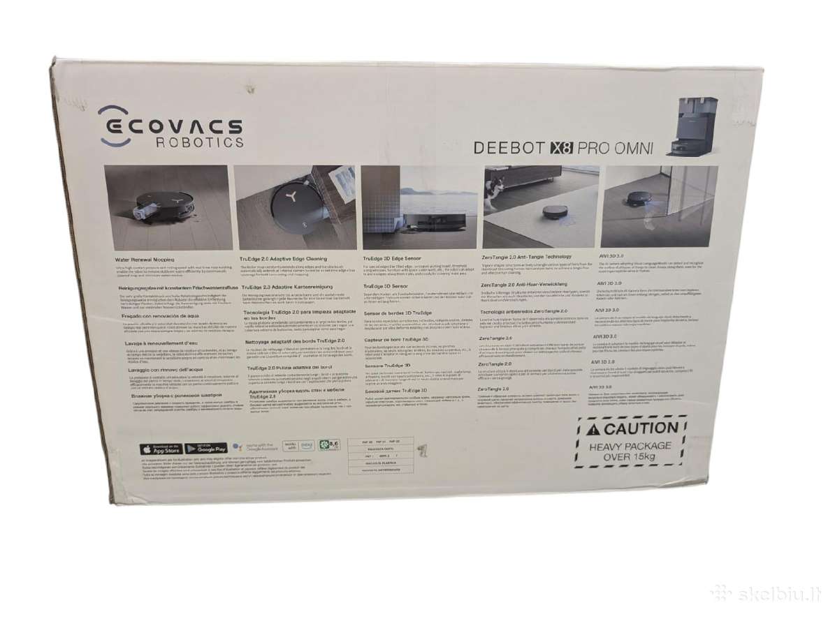 Ecovacs Robotics Deebot X8 Pro Omni (Naujas) - nuotraukos Nr. 4
