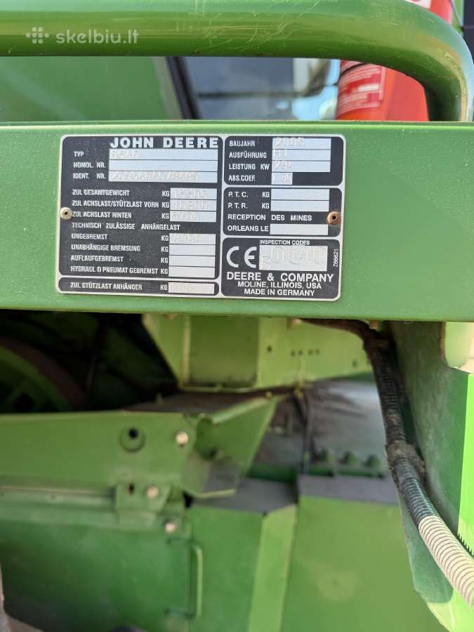 Parduodamas javų kombainas John Deer 9640 wts i - nuotraukos Nr. 7