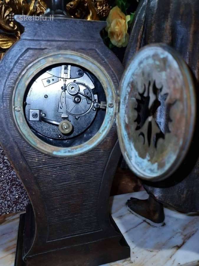 Laikrodis su žvakidėmis - nuotraukos Nr. 5