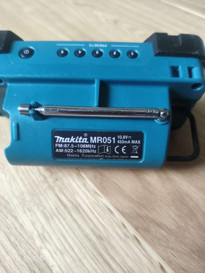 Makita Mr051 radija - nuotraukos Nr. 2