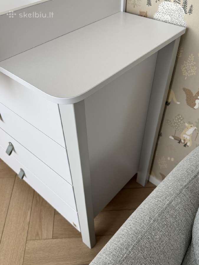 Yappykids Sky Grey kūdikio baldų komplektas - nuotraukos Nr. 5