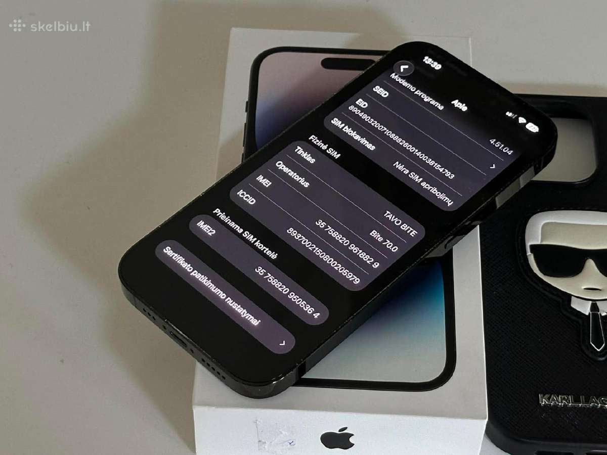 Parduodu iPhone 14 Pro 256 GB - nuotraukos Nr. 3