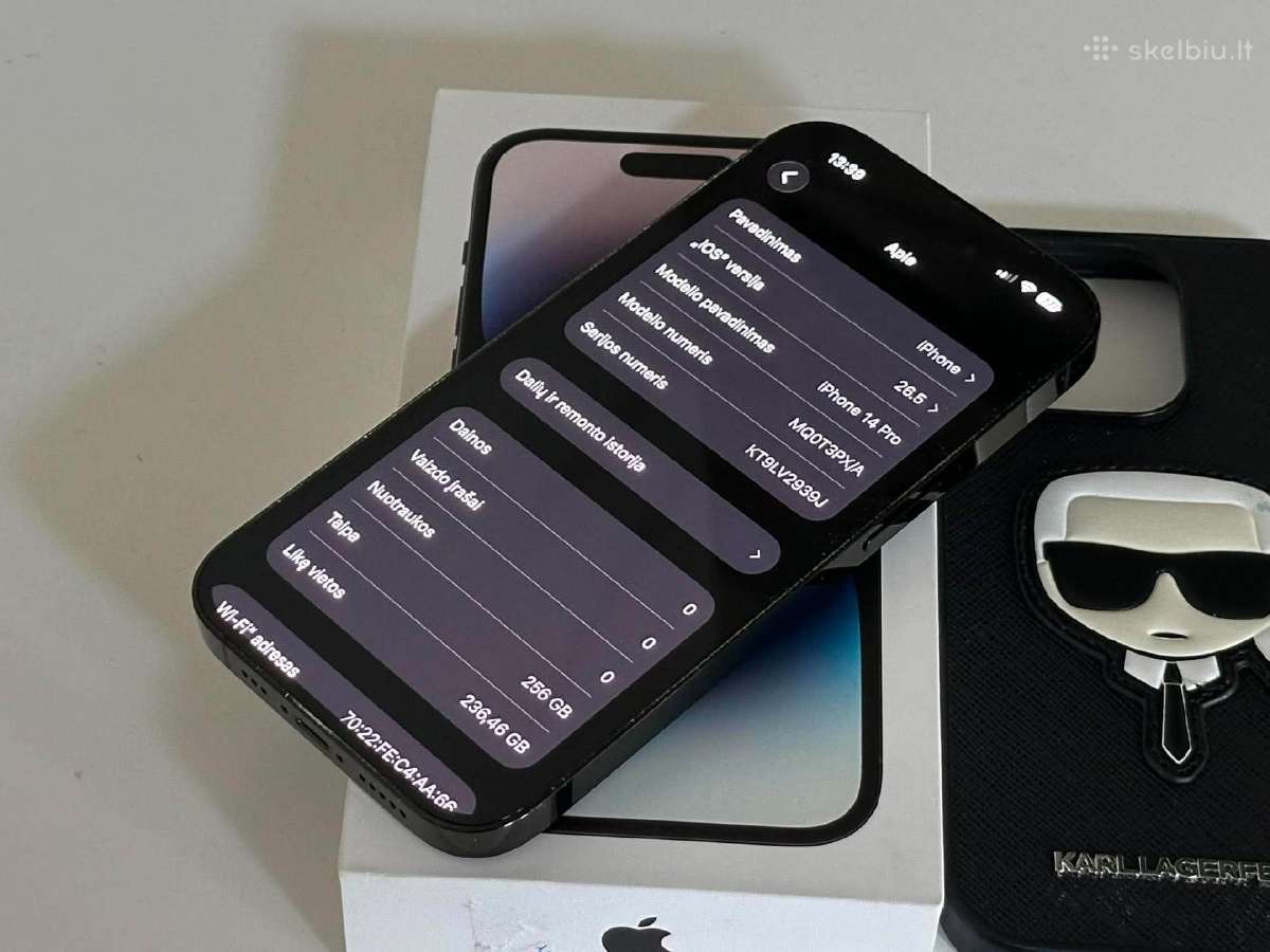 Parduodu iPhone 14 Pro 256 GB - nuotraukos Nr. 4