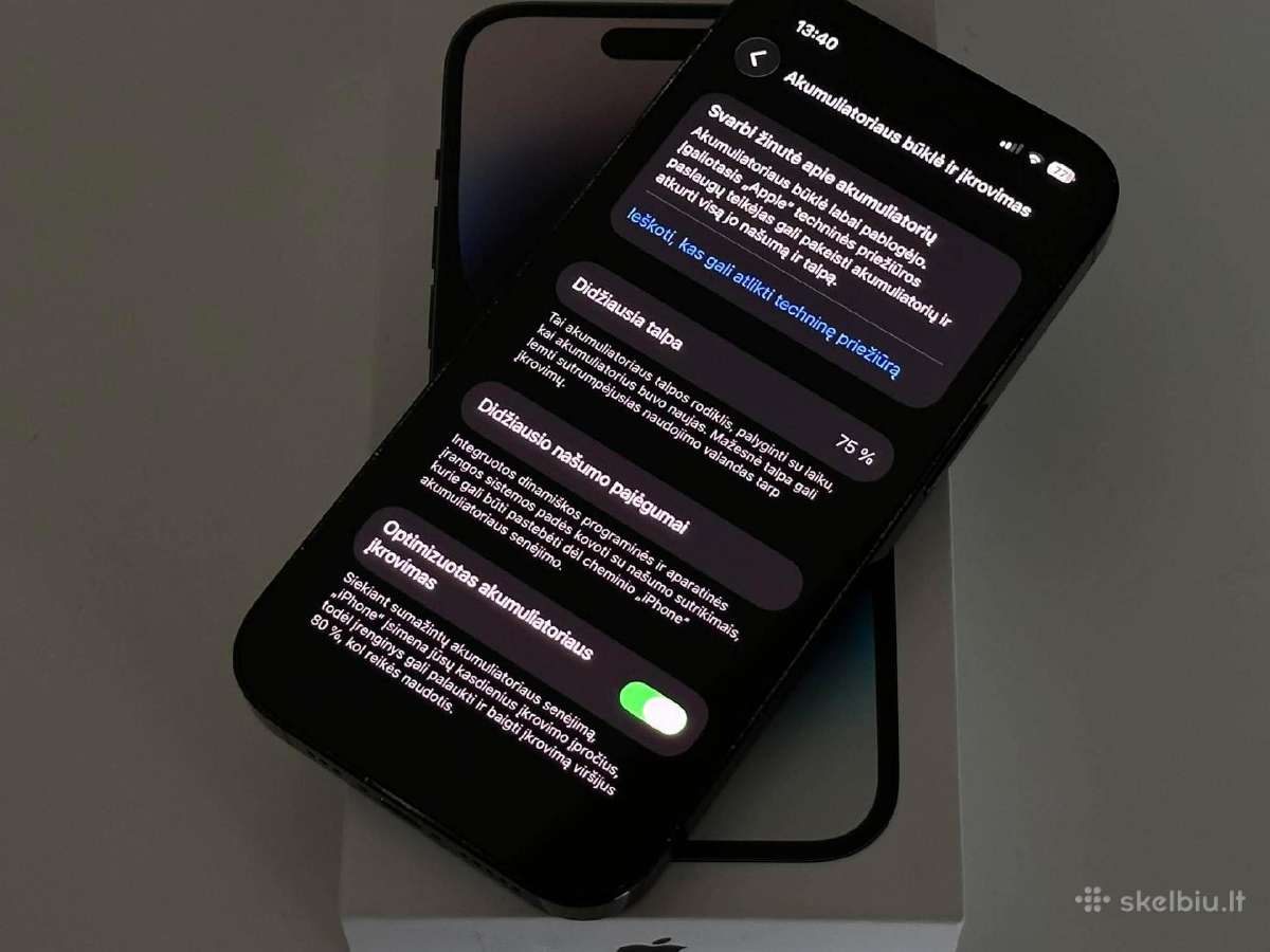 Parduodu iPhone 14 Pro 256 GB - nuotraukos Nr. 5